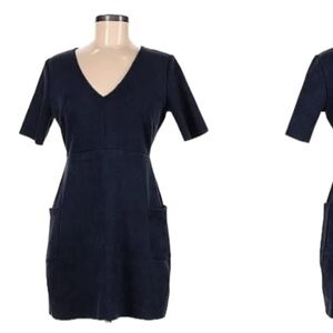 SADIE & SAGE Women’s blue suede Dress small